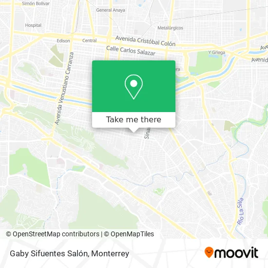 Gaby Sifuentes Salón map