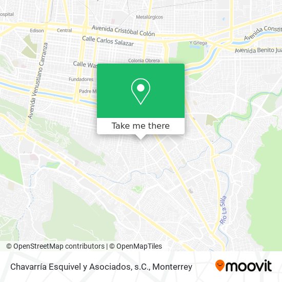 Mapa de Chavarría Esquivel y Asociados, s.C.