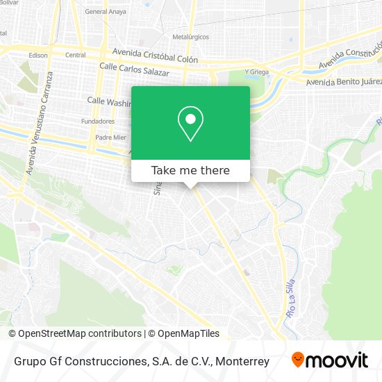 Mapa de Grupo Gf Construcciones, S.A. de C.V.
