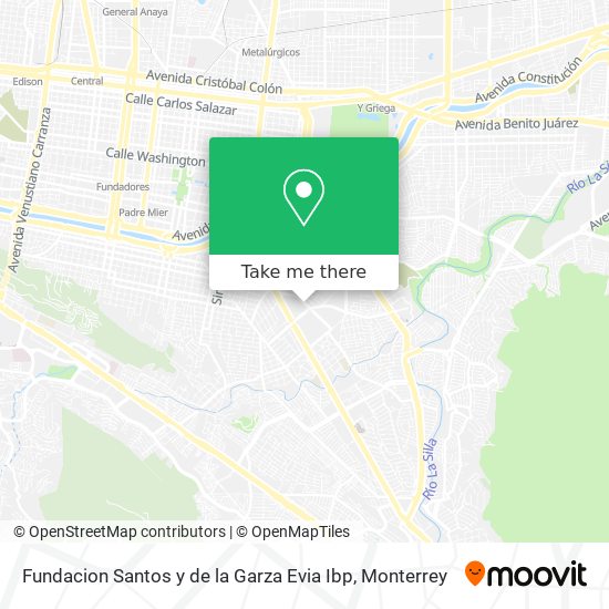 Fundacion Santos y de la Garza Evia Ibp map