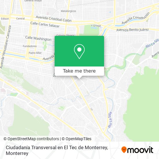 Mapa de Ciudadanía Transversal en El Tec de Monterrey