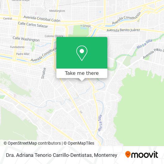 Dra. Adriana Tenorio Carrillo-Dentistas map