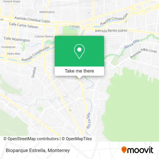 Bioparque Estrella map