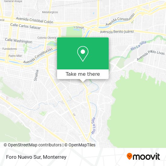 Mapa de Foro Nuevo Sur