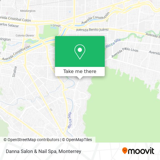Danna Salon & Nail Spa map