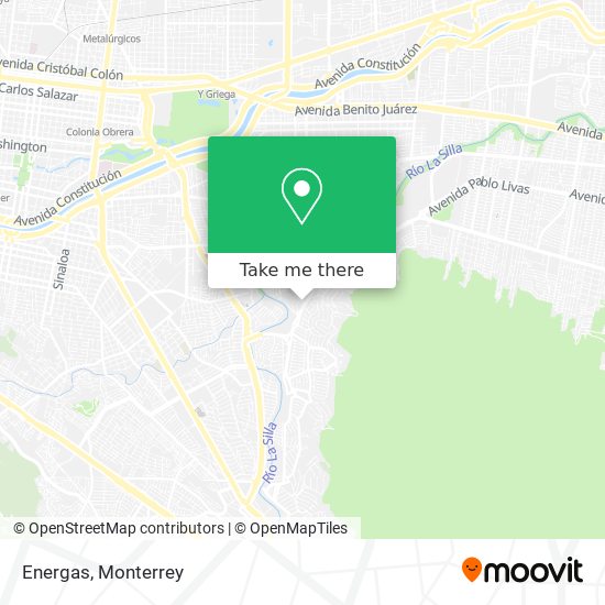 Mapa de Energas