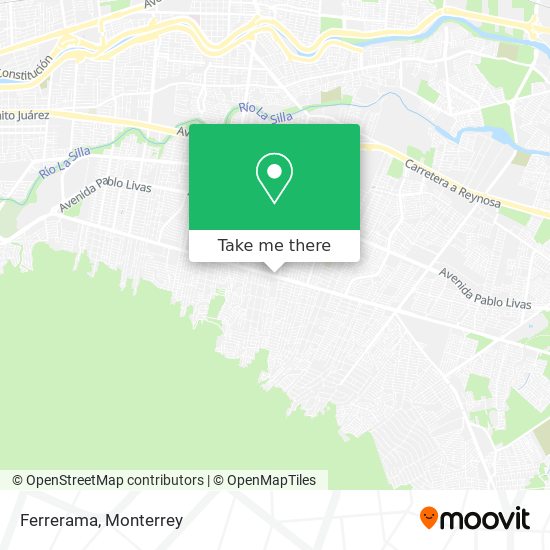 Mapa de Ferrerama
