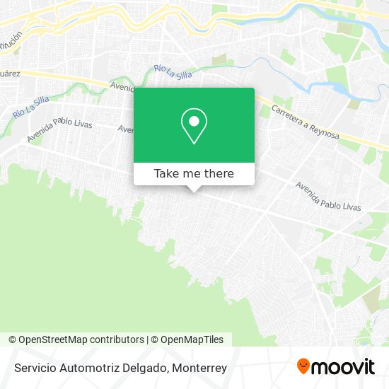 Servicio Automotriz Delgado map