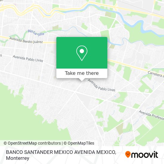 Mapa de BANCO SANTANDER MEXICO AVENIDA MEXICO