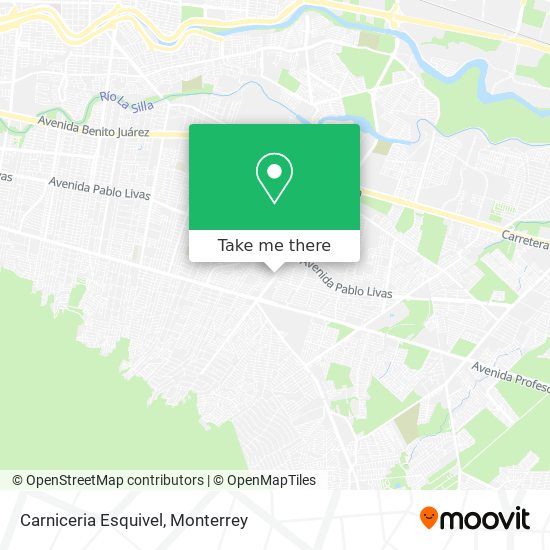 Mapa de Carniceria Esquivel