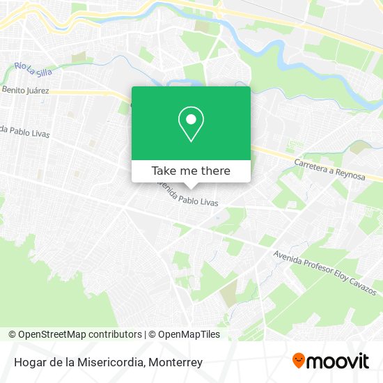 Mapa de Hogar de la Misericordia