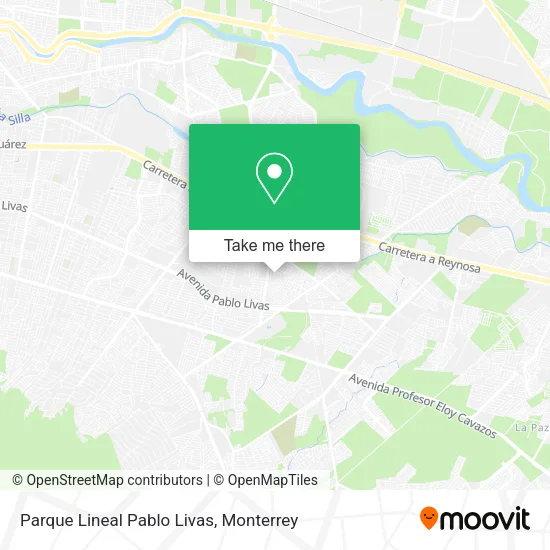 Parque Lineal Pablo Livas map