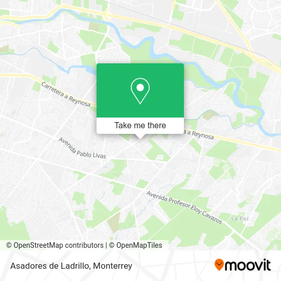 Asadores de Ladrillo map