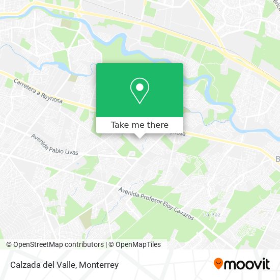 Mapa de Calzada del Valle