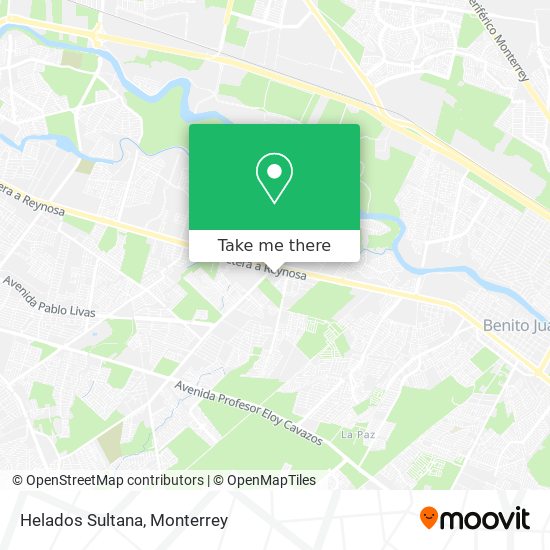 Mapa de Helados Sultana
