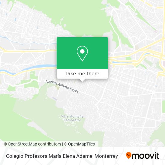 Colegio Profesora María Elena Adame map