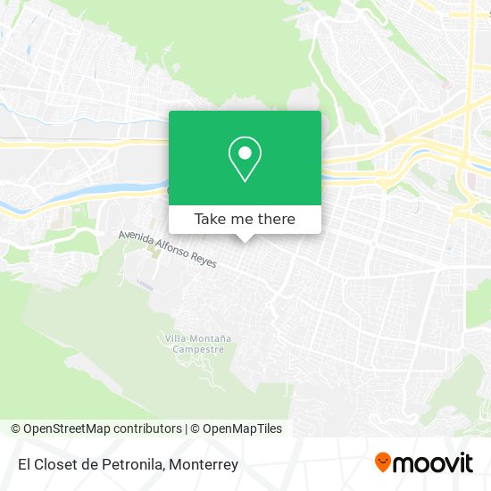 El Closet de Petronila map