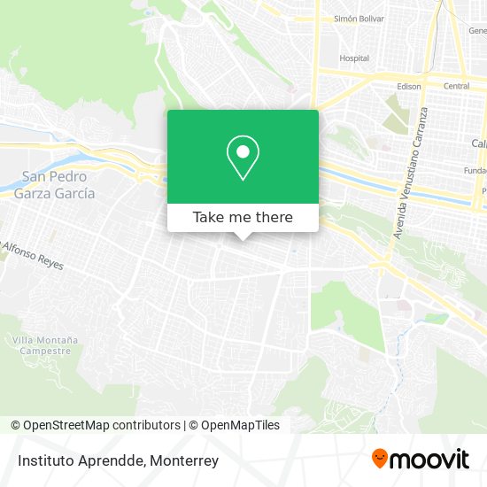 Mapa de Instituto Aprendde