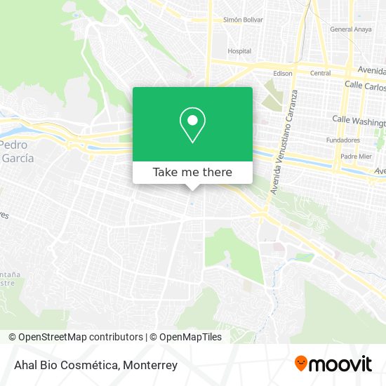 Ahal Bio Cosmética map