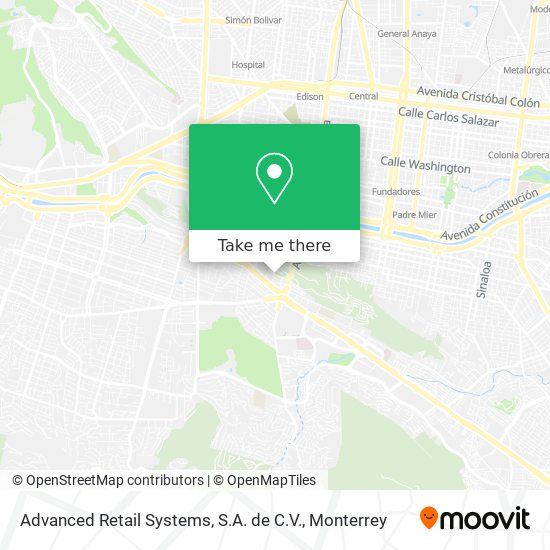 Mapa de Advanced Retail Systems, S.A. de C.V.