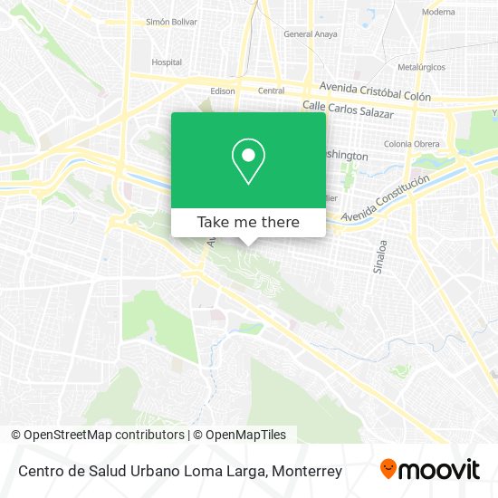 Centro de Salud Urbano Loma Larga map