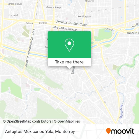 Antojitos Mexicanos Yola map