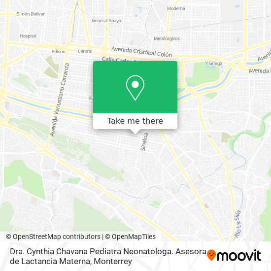 Dra. Cynthia Chavana Pediatra Neonatologa. Asesora de Lactancia Materna map