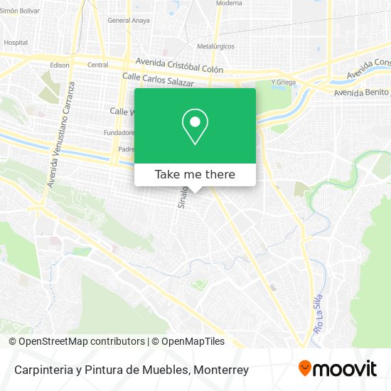 Carpinteria y Pintura de Muebles map