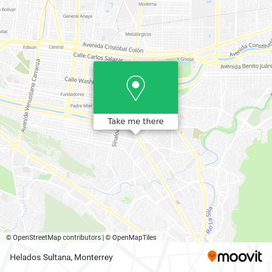 Mapa de Helados Sultana