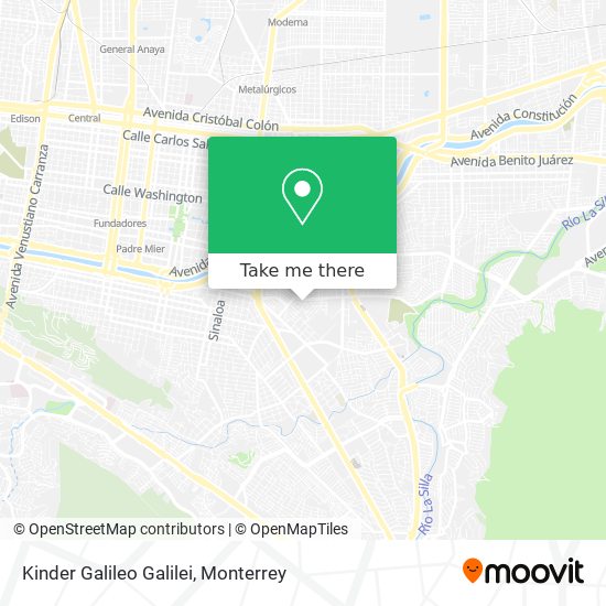 Kinder Galileo Galilei map