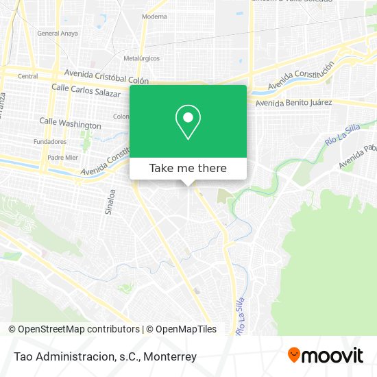 Mapa de Tao Administracion, s.C.