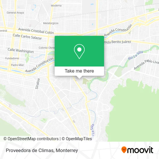 Proveedora de Climas map