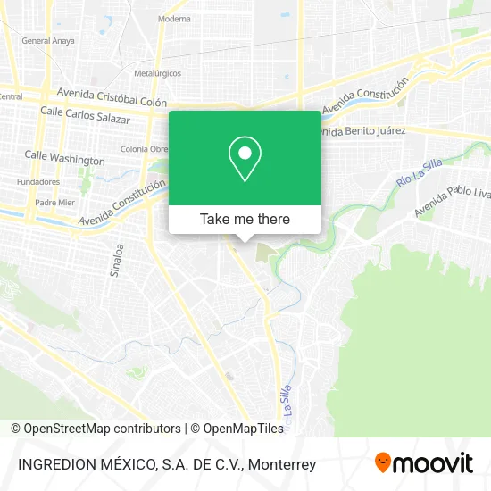 Mapa de INGREDION MÉXICO, S.A. DE C.V.