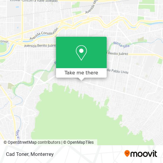Mapa de Cad Toner