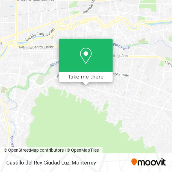 Castillo del Rey Ciudad Luz map