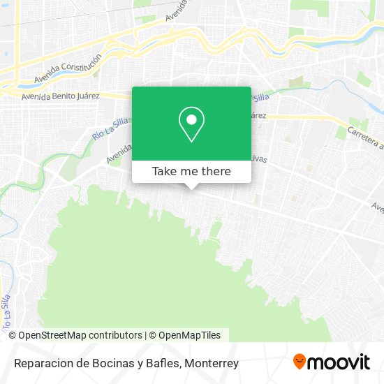 Reparacion de Bocinas y Bafles map