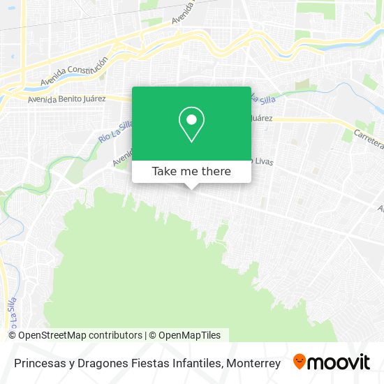 Mapa de Princesas y Dragones Fiestas Infantiles