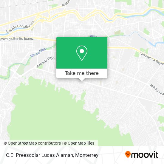 Mapa de C.E. Preescolar Lucas Alaman