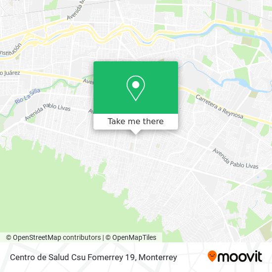 Mapa de Centro de Salud Csu Fomerrey 19