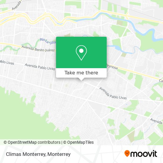 Climas Monterrey map