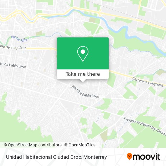 Unidad Habitacional Ciudad Croc map