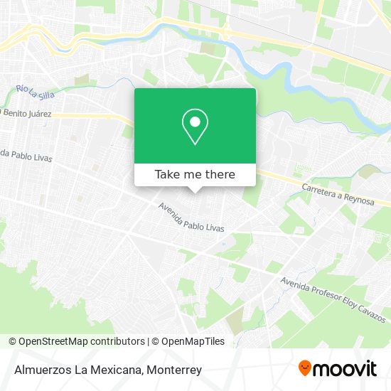 Almuerzos La Mexicana map