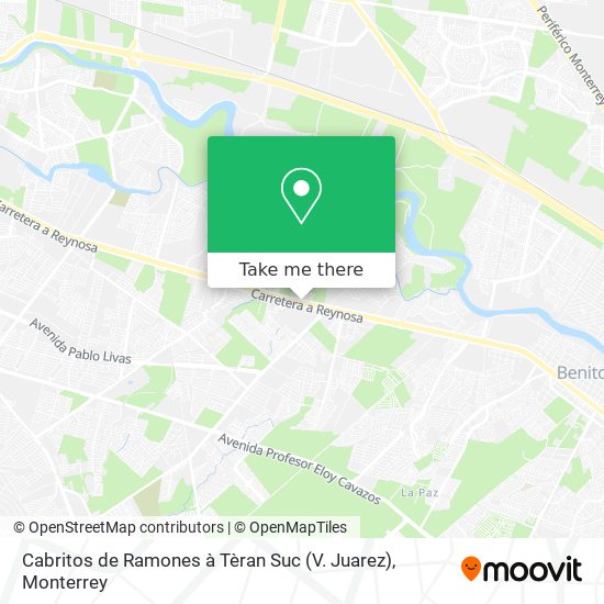 Cabritos de Ramones à Tèran Suc (V. Juarez) map