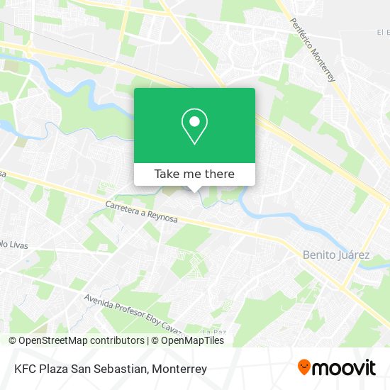 KFC Plaza San Sebastian map