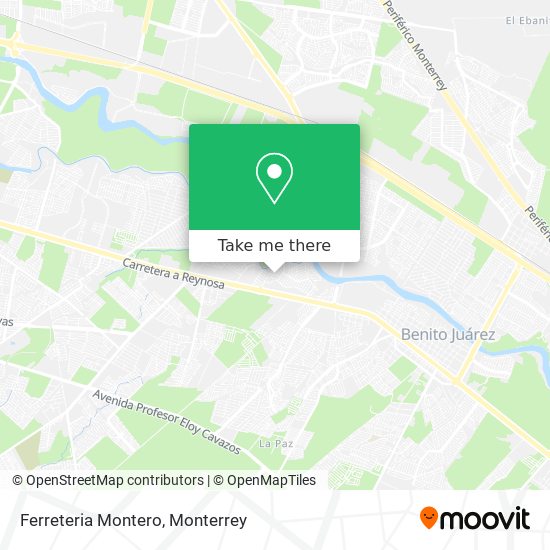 Mapa de Ferreteria Montero