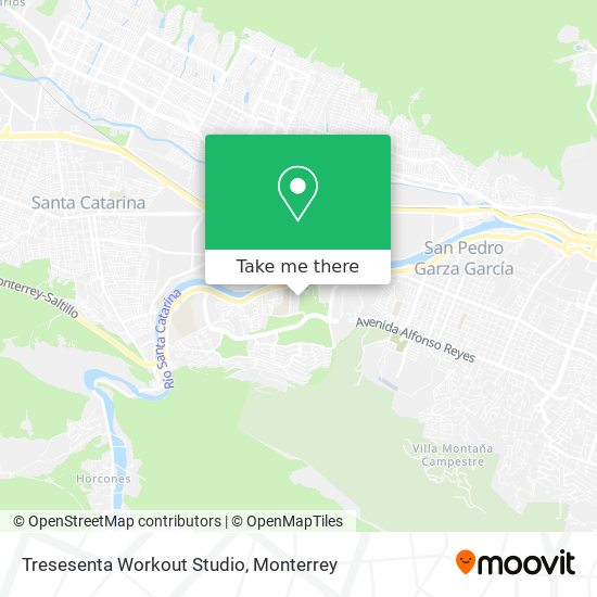 Tresesenta Workout Studio map
