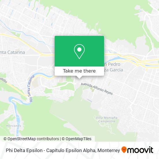 Mapa de Phi Delta Epsilon - Capítulo Epsilon Alpha