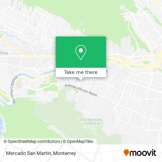 Mapa de Mercado San Martín