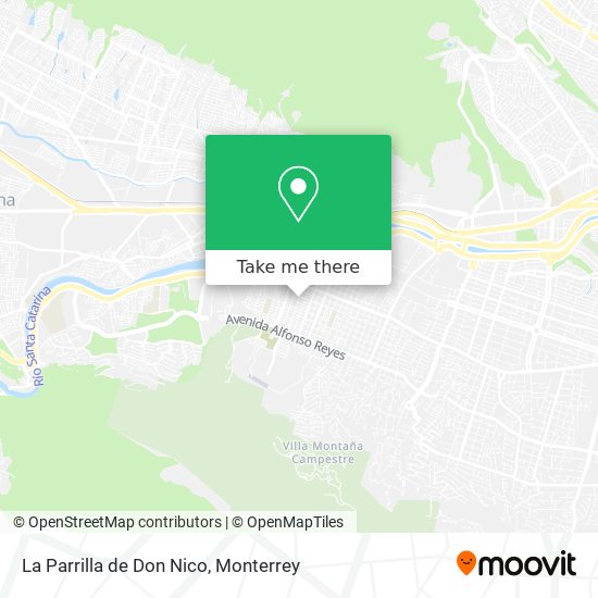 La Parrilla de Don Nico map