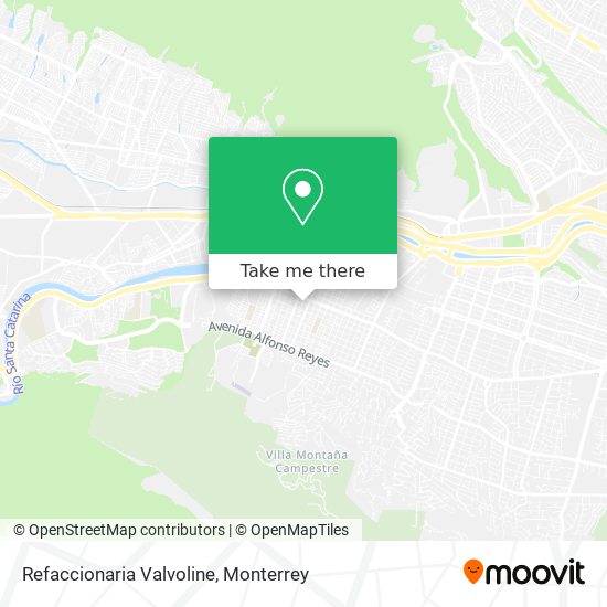 Refaccionaria Valvoline map